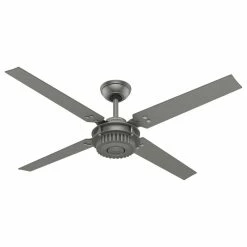 Best Sale π Hunter Fan Company 54" Chronicle Matte Silver Ceiling Fan With Wall Control π
