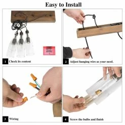 Hot Sale 🥰 LALUZ Farmhouse 3-light Glass Pendants Kitchen Island Lights Transitional Lighting ✔️ -ceiling lighting store dc61ec8702f36674 0587 w800 h800 b1 p0