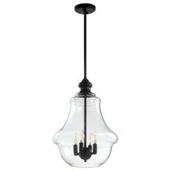 Wholesale 🔥 JONATHAN Y Adam Adjustable Metal And Glass Led Pendant, Oil Rubbed Bronze, 16" Width 😀 -ceiling lighting store dcd1132f0387c141 7326 w800 h800 b1 p0