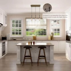Hot Sale 🥰 LALUZ Farmhouse 3-light Glass Pendants Kitchen Island Lights Transitional Lighting ✔️ -ceiling lighting store de111d6002f3663b 0587 w800 h800 b0 p0