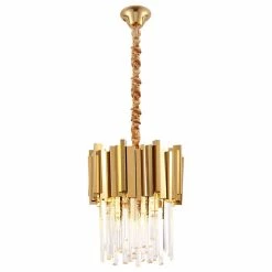Top 10 π Morsale.com Gold Plated Stainless Steel K9 Crystal Pendant Chandelier By Morsale π