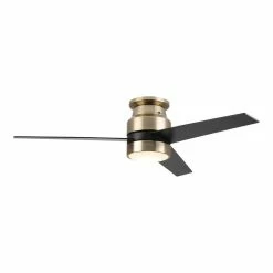 Hot Sale βοΈ Carro Home Ranger 52" Modern Wood Smart Ceiling Fan In Gold/Black β€οΈ