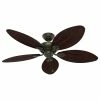 Brand new 🎁 Hunter Fan Company Hunter 54" Bayview Outdoor Ceiling Fan, Provencal Gold With Pull Chain 🌟