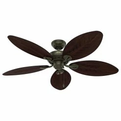 Brand new 🎁 Hunter Fan Company Hunter 54" Bayview Outdoor Ceiling Fan, Provencal Gold With Pull Chain 🌟
