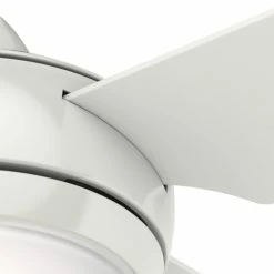 Budget 🔥 Hunter Fan Company Sonic Ceiling Fan With Light And Handheld Remote, White 🎁 -ceiling lighting store eda131a70efa83b3 9846 w800 h800 b0 p0