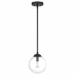 Best Sale 🛒 Trade Winds Lighting Trade Winds Chelsea Glass Pendant Light In Matte Black 🤩 -ceiling lighting store efb10c99026a0249 5220 w800 h800 b1 p0