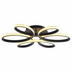 Cheap ✨ Aiwen 1-Light Modern Linear LED Flush Mount Light Ceiling Light, Black 🎉 -ceiling lighting store eff163a90295b6ec 9322 w800 h800 b1 p0