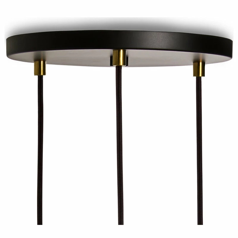 Brand new π Tala Brass Triple Pendant With Black Canopy And Voronoi II β 4 Brand new π Tala Brass Triple Pendant With Black Canopy And Voronoi II β - Image 4