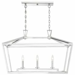 Coupon π Savoy House Townsend 3-Light Trestle Chandelier, Polished Nickel π