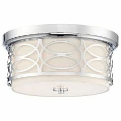 Flash Sale ❤️ Kira Home Sienna 13" Flush Mount Ceiling Light, Round Frosted Glass Diffuser 🔔