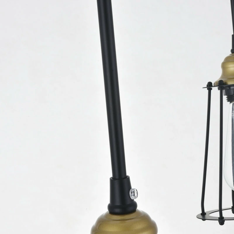 New 𧨠Elegant Furniture & Lighting Auspice 3 Light Brass And Black Pendant β 2 New 𧨠Elegant Furniture & Lighting Auspice 3 Light Brass And Black Pendant β - Image 2