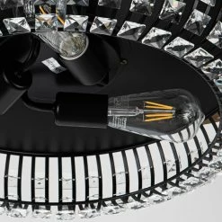 Cheapest ⌛ Whoselamp 42 In. Modern Black Crystal Retractable Ceiling Fan With Light Kit And Remote 👍 -ceiling lighting store f52131b80315a328 2796 w800 h800 b0 p0