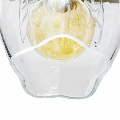 Wholesale 👍 Unbranded Apple/Leaf Hand Blown Clear Glass Pendant Brushed Nickel Finish, Pack Of 3 😍 -ceiling lighting store fad1408902ec4558 3540 w800 h800 b0 p0