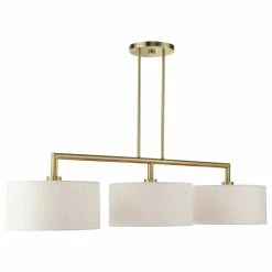 Flash Sale 👍 Livex Lighting Inc. Meridian 3 Light Island Light, Antique Brass ✔️ -ceiling lighting store fc7168db0f7cc34d 9407 w800 h800 b1 p0