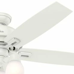 Budget 💯 Hunter Fan Company 52" Donegan With 3 Lights Fresh White Ceiling Fan With Light ✨ -ceiling lighting store fc816f560f8fcf2b 7497 w800 h800 b0 p0