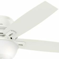 Best deal ❤️ Hunter Fan Company 52" Donegan Low Profile Fresh White Ceiling Fan With Light 😍 18 Best deal ❤️ Hunter Fan Company 52" Donegan Low Profile Fresh White Ceiling Fan With Light 😍 -ceiling lighting store fd2111980f8fc440 9371 w800 h800 b0 p0