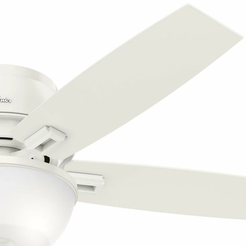 Best deal ❤️ Hunter Fan Company 52" Donegan Low Profile Fresh White Ceiling Fan With Light 😍 8 Best deal ❤️ Hunter Fan Company 52" Donegan Low Profile Fresh White Ceiling Fan With Light 😍 - Image 8