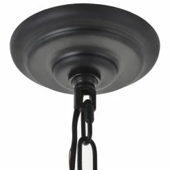 Deals ⌛ Elegant Furniture & Lighting Matte Black And Brass Finish Pendant, Matte Black, 42"x21.8 🔥 -ceiling lighting store fdd1eb760e723df9 9037 w800 h800 b1 p0