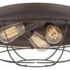 Cheap ❤️ Millennium Lighting Inc Millennium Lighting Neo-Industrial Flushmount, Rubbed Bronze 😉