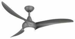 Deals 🔔 Minka Aire Light Wave 52" LED Ceiling Fan With Remote Control, Graphite Steel ✨