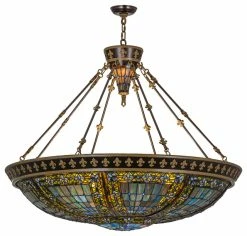 Best deal 😍 Meyda Lighting 45W Fleur-de-lis Inverted Pendant ✨