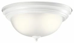 Wholesale 🔔 Kichler Flush Mount 2-Light, White ⌛