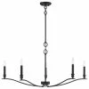 Best reviews of 👏 Trade Winds Lighting 5-Light Chandelier In Matte Black 👍