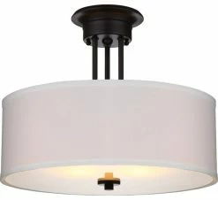 Top 10 🔥 Hardware House Lexington Semi Mount Ceiling Fixture, Oil Rubbed Bronze 😍