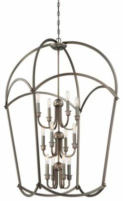 Wholesale ⭐ Minka Aire 12 LIGHT PENDANT By Minka-Lavery 4775-281 In Bronze Finish 😀