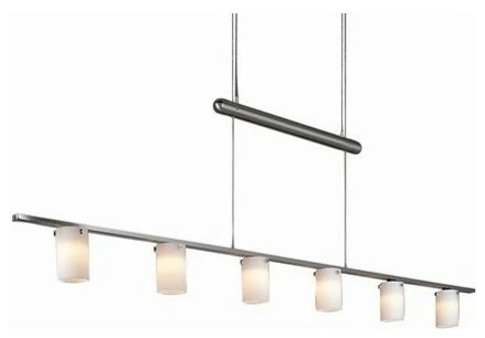 Hot Sale โ๏ธ Minka Aire Counter Weights 47.25" 6-Light Low Voltage Brushed Nickel Etched Opal Glass ๐ 1 Hot Sale โ๏ธ Minka Aire Counter Weights 47.25" 6-Light Low Voltage Brushed Nickel Etched Opal Glass ๐