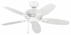 Hot Sale 😍 Monte Carlo Fan Company 44" Centro Max II, Rubberized White 🎉