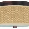 Cheap ✨ ET2 Contemporary Lighting Elements-Flush Mount, Oil Rubbed Bronze 🔔