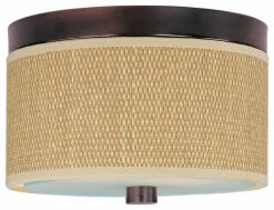 Cheap ✨ ET2 Contemporary Lighting Elements-Flush Mount, Oil Rubbed Bronze 🔔