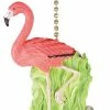 Discount 🥰 Clementine Designs Tropical Pink Flamingo Tiki Decor Ceiling Fan Or Light Pull 🥰