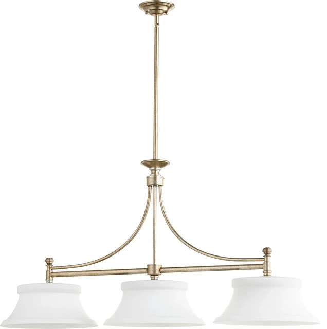 Hot Sale ๐งจ Quorum International Rossington 3-Light Isle Island Fixture, Aged Silver Leaf ๐ฅฐ 1 Hot Sale ๐งจ Quorum International Rossington 3-Light Isle Island Fixture, Aged Silver Leaf ๐ฅฐ